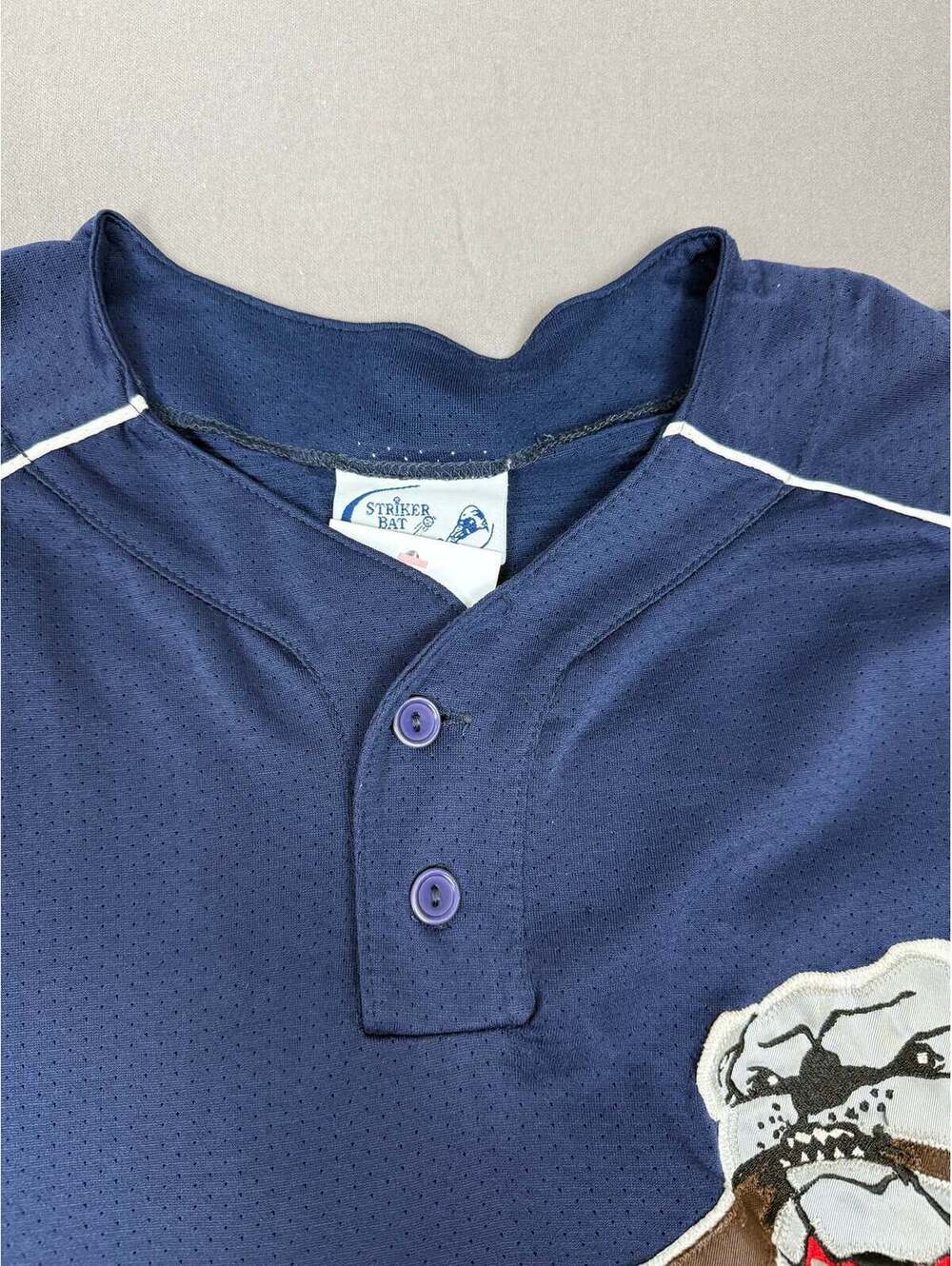 Baseball Button-Front Jersey – Size: XL